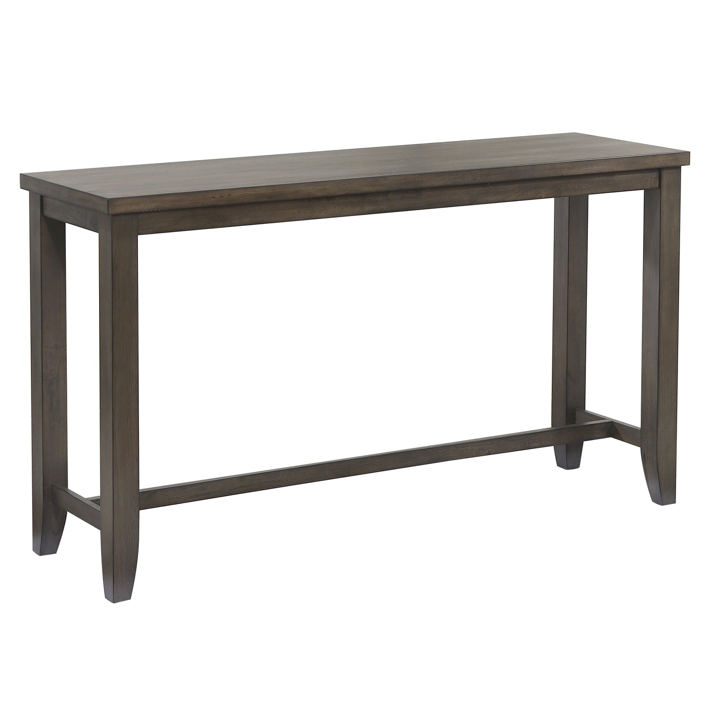 Sunset Trading Shades of Gray 65" Rectangular Narrow Pub Table | Small Space Counter Height Dining