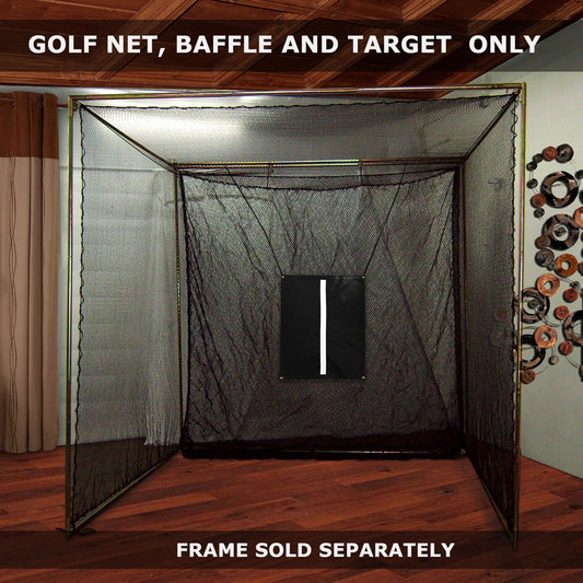 Cimarron Masters Golf Net with Frame Kit with Complete Snap Pin Frame with Complete Frame