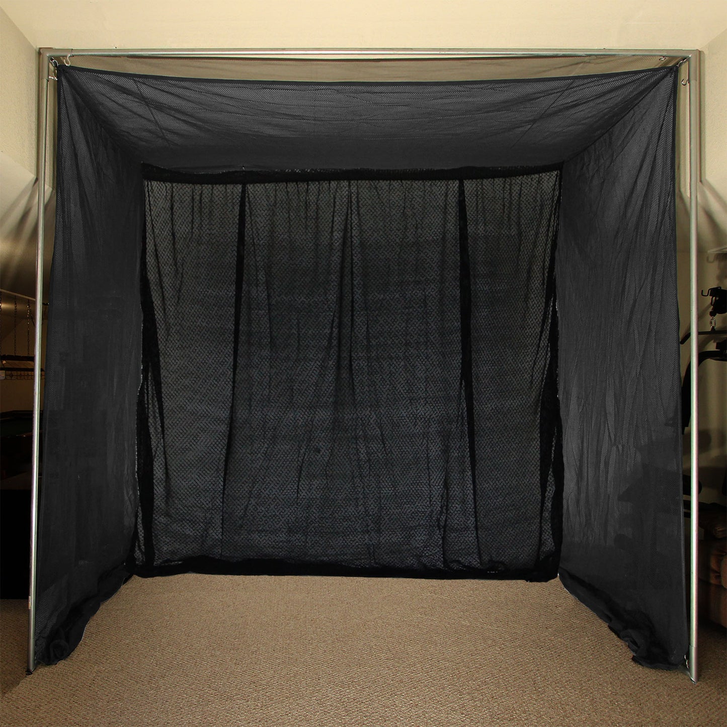 Cimarron Clubhouse Golf Net with Frame Kit  and Complete Snap Pin Frame and Complete Frame