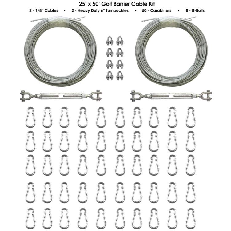 Cimarron Golf Barrier Netting Cable Kit