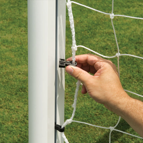 CLUB Portable Soccer Goals, 3" Round Aluminum, 6.5'H x 18.5'W 37812