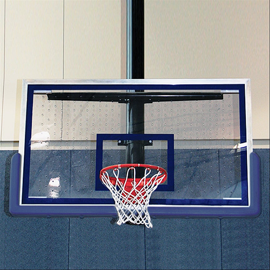 Jaypro Backboard ‐ Perforated Poly‐Carbonate ‐ Rectangle (72 in.W x 48 in.H)