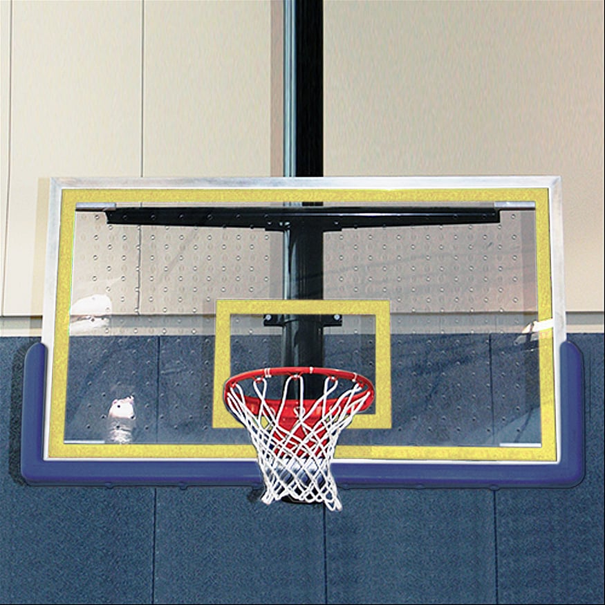 Jaypro Backboard ‐ Perforated Poly‐Carbonate ‐ Rectangle (72 in.W x 48 in.H)