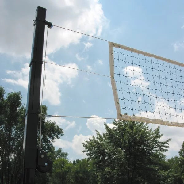 Douglas VBS-3.5 SQ Outdoor Power Volleyball System, 3.5" SQ Steel, Black 65250