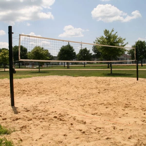 Douglas VBS-3.5 SQ Outdoor Power Volleyball System, 3.5" SQ Steel, Black 65250