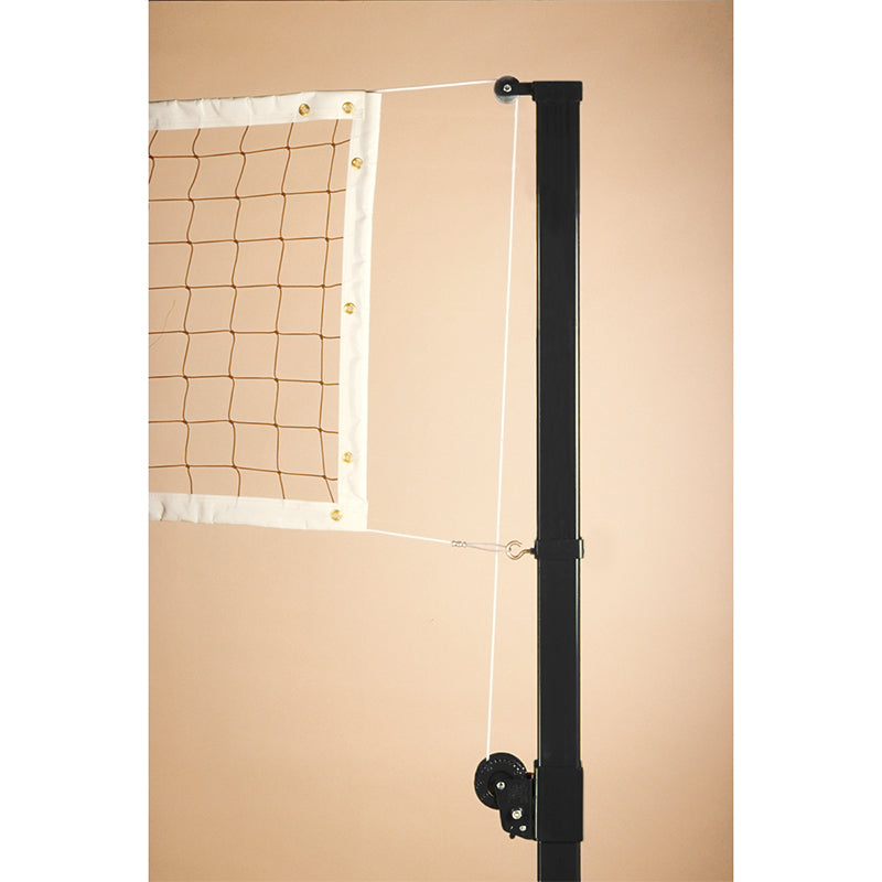 Douglas VBS-3.5 SQ Outdoor Power Volleyball System, 3.5" SQ Steel, Black 65250