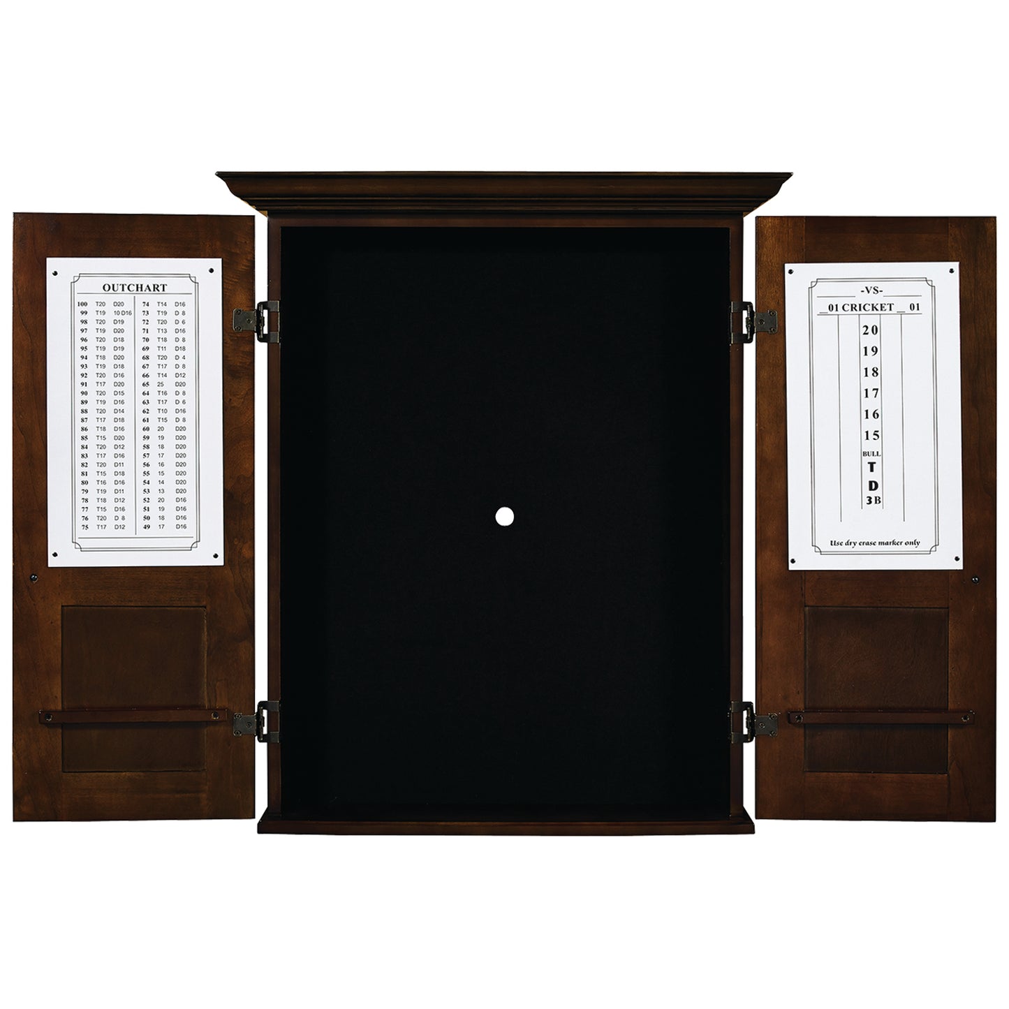 RAM Game Room Dartboard Cabinet Square