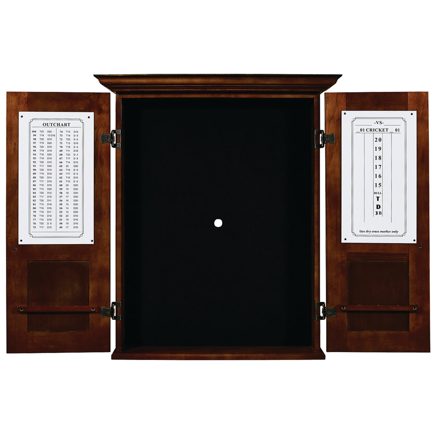 RAM Game Room Dartboard Cabinet Square