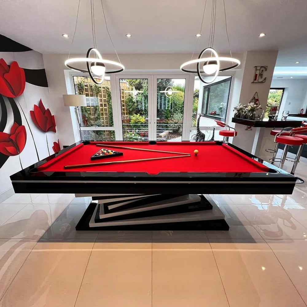 White Billiards Neavio Modern Slate Pool Table