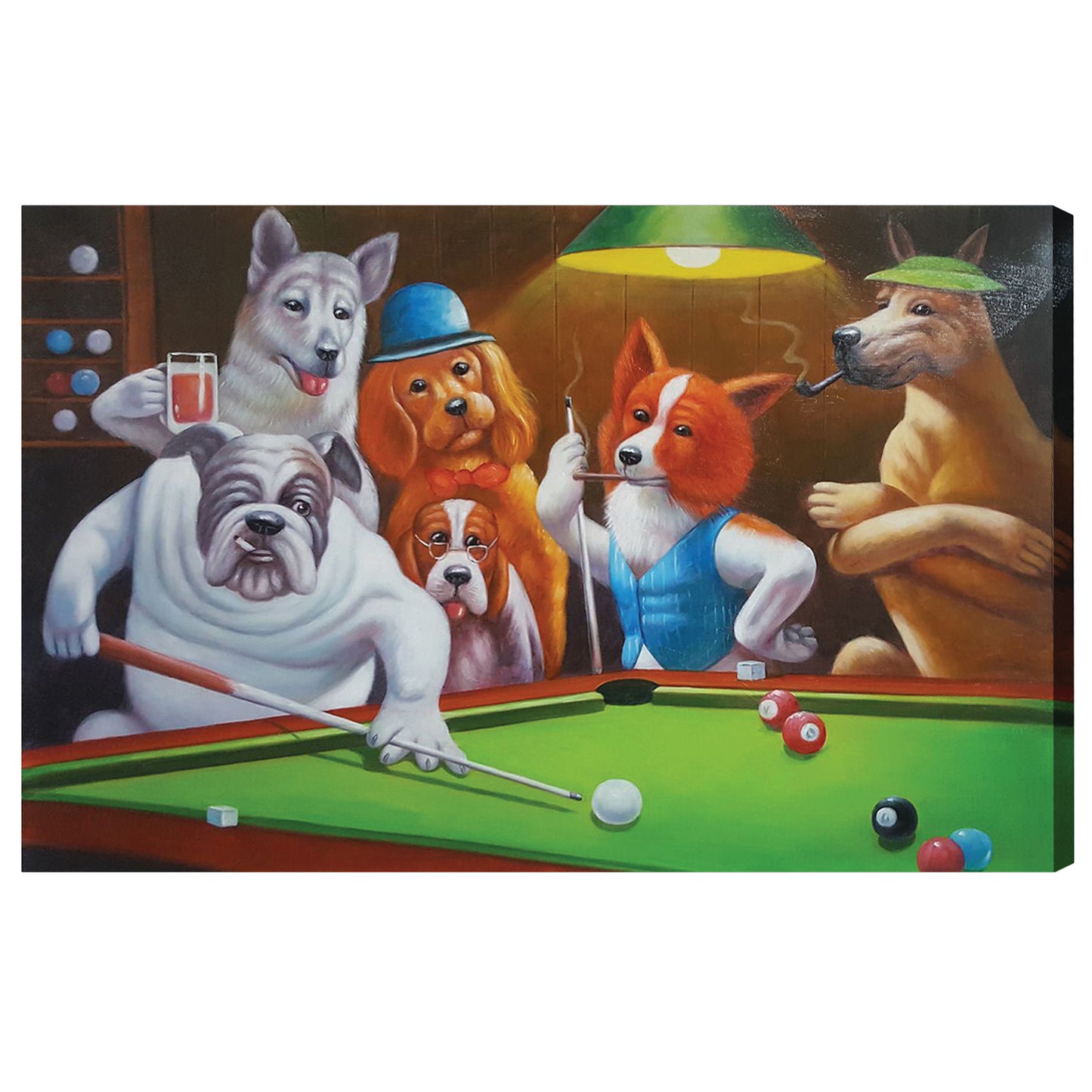 RAM Game Room Oil Painting On Canvas