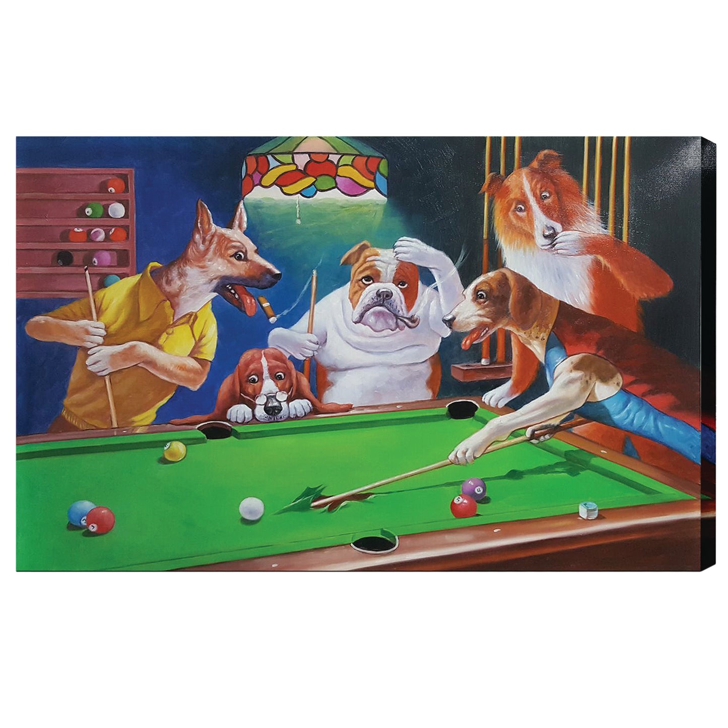 RAM Game Room Oil Painting On Canvas