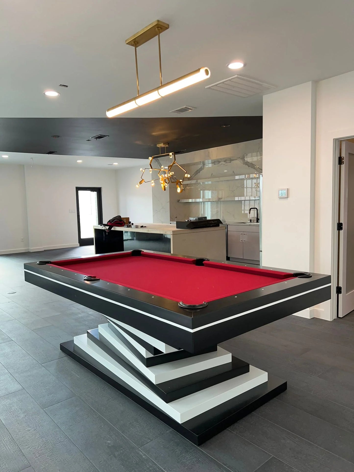 White Billiards Neavio Modern Slate Pool Table