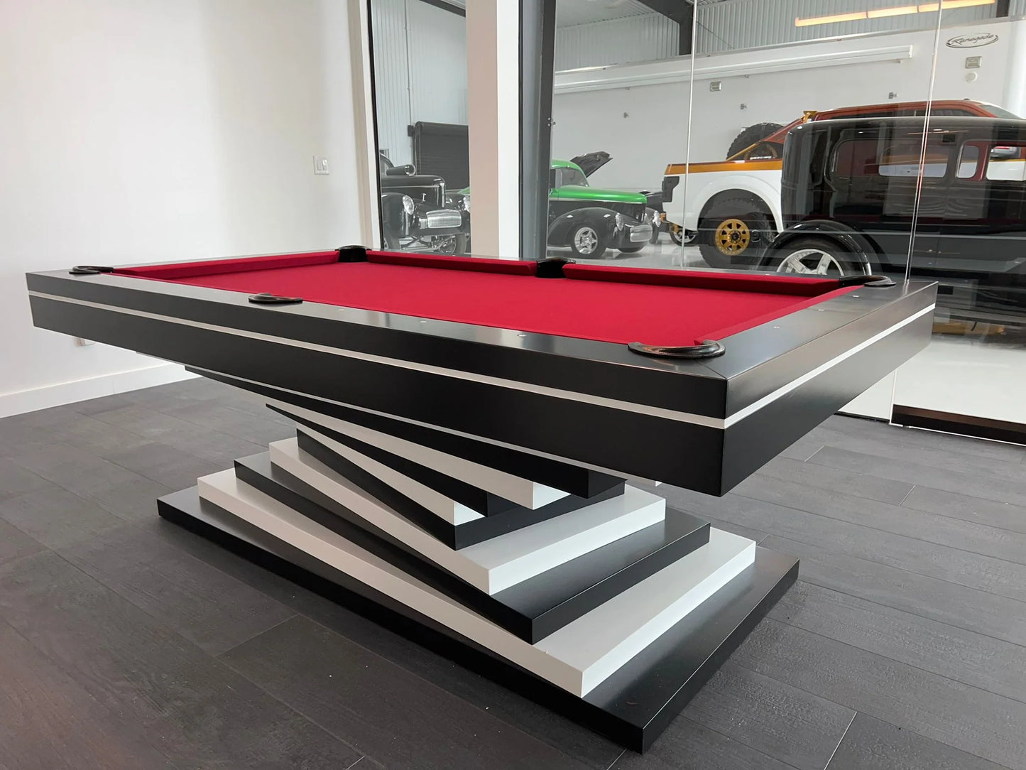 White Billiards Neavio Modern Slate Pool Table