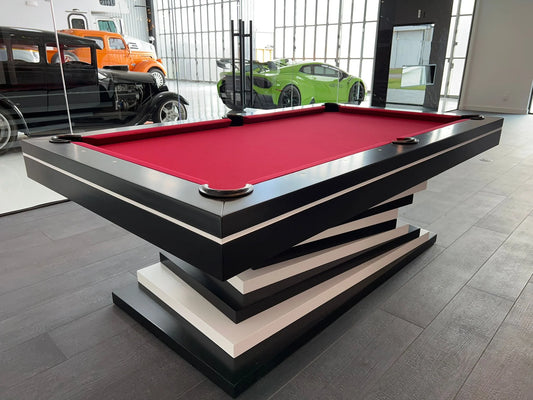 White Billiards Neavio Modern Slate Pool Table