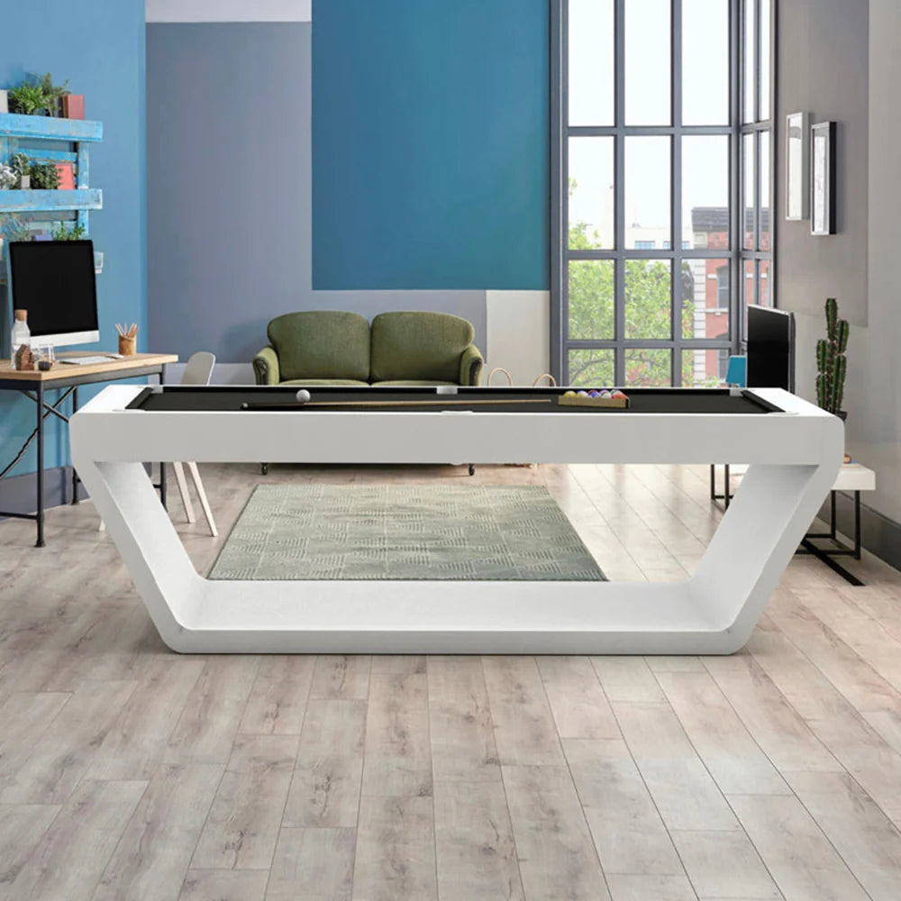 The Sofia Modern Slate Pool Table By White Billiards