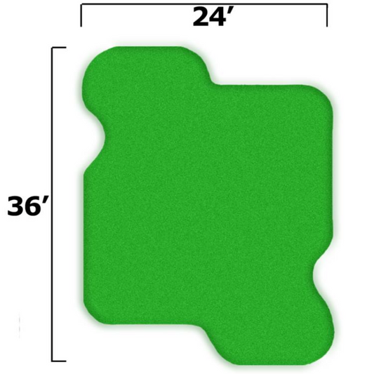 Cimarron 27x39 Par Saver Putting Green Kit w/o Fringe (finished green 24x36) AL-NPGKPnF27x39