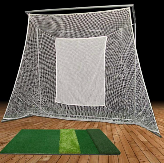 Cimarron  Swing Master Golf Net & Frame & 4x6 Ultimate Golf Mat GP4