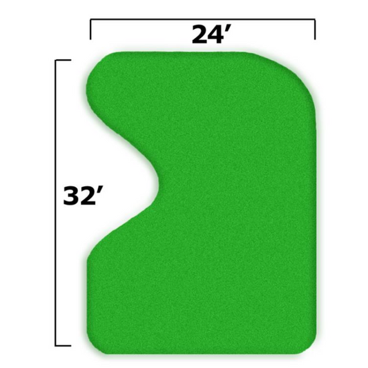 Cimarron 27x35 Par Saver Putting Green Kit w/o Fringe (finished green 24x32) AL-NPGKPnF27x35