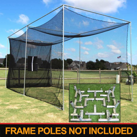 Cimarron Masters Golf Net with Frame Kit with Complete Snap Pin Frame with Complete Frame