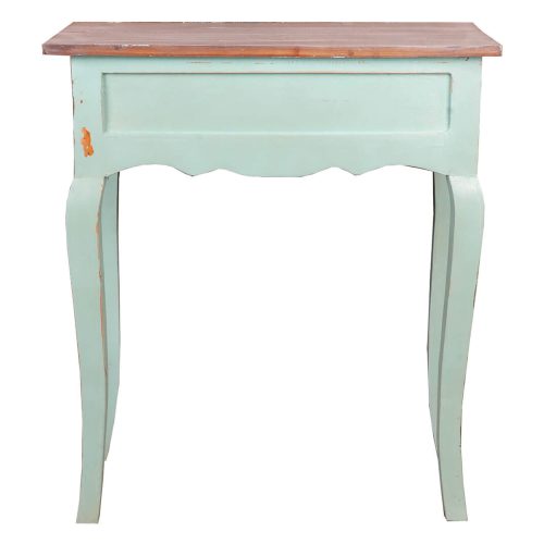 Sunset Trading Cottage Table | Bahama Blue/Natural Limewash Solid Wood CC-TAB172TLD-BHLW