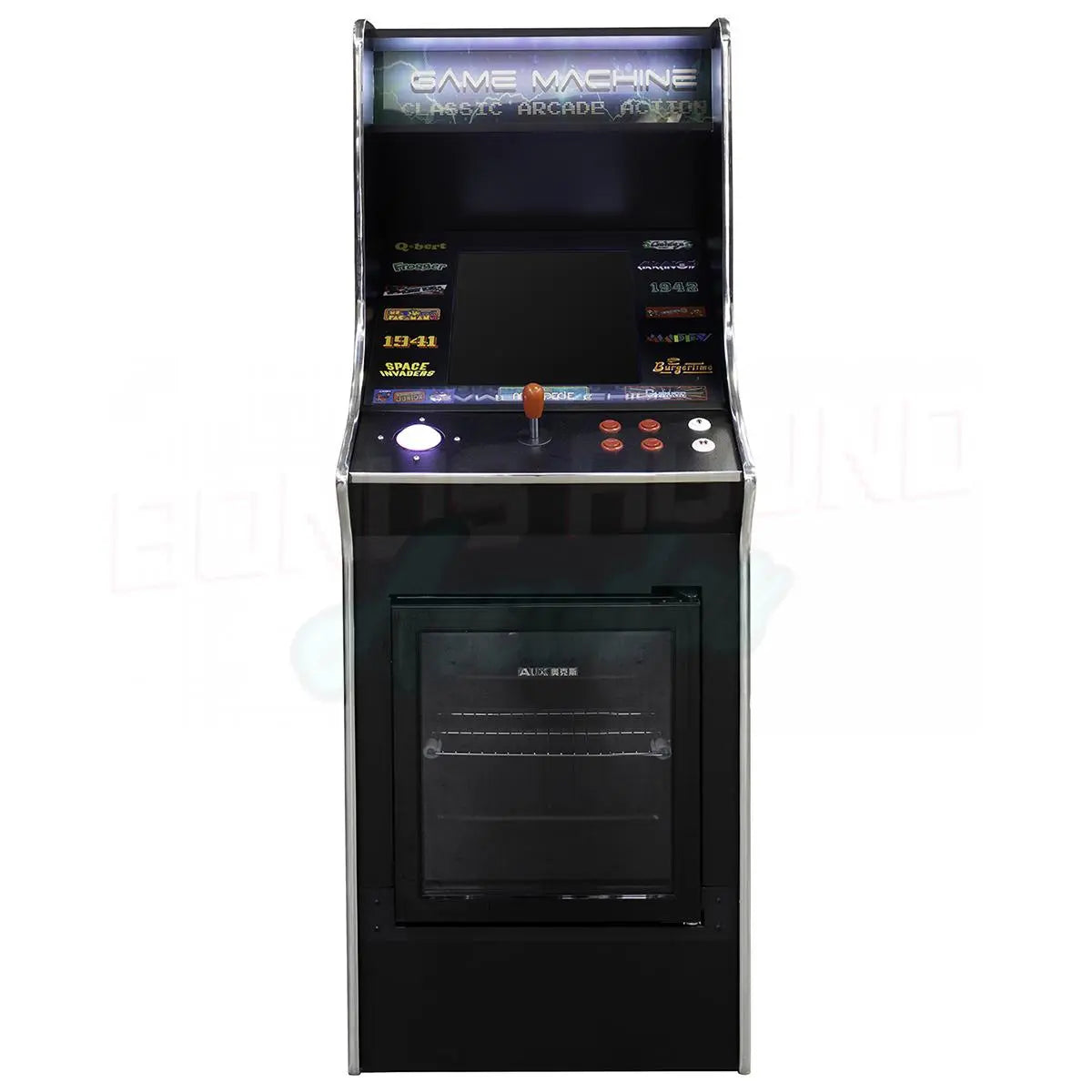 West State Billiards Arcade 516 trackball upright with Refrigerator