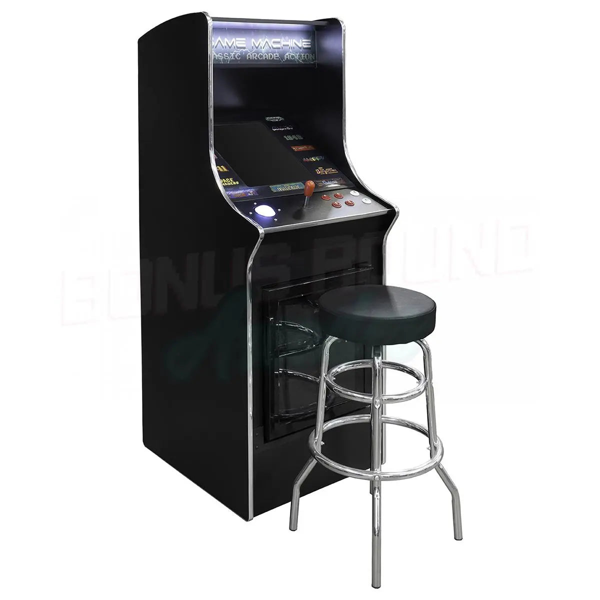 West State Billiards Arcade 516 trackball upright with Refrigerator