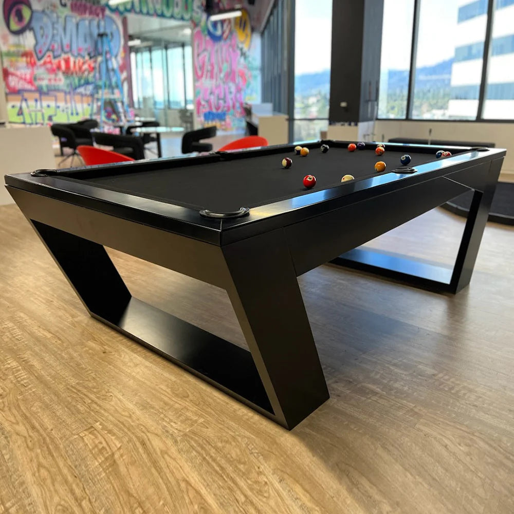 White Billiards Valenti Modern Slate Pool Table