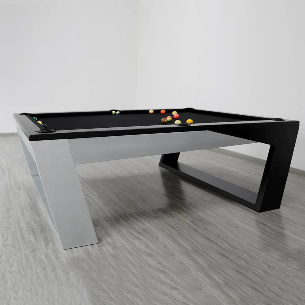 White Billiards Valenti Modern Slate Pool Table