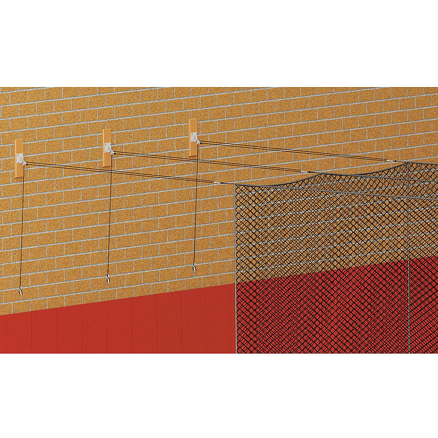 Jaypro Batting Cage (55 ft.L x 14 ft.W x 14 ft.H) ‐ Quick Set‐Up (Indoor) BBC‐QS55