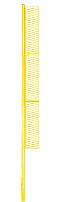 Jaypro Foul Poles ‐ Collegiate (30 ft.) ‐ Baseball/Softball (Semi‐Permanent) (Yellow) BBCFP‐30