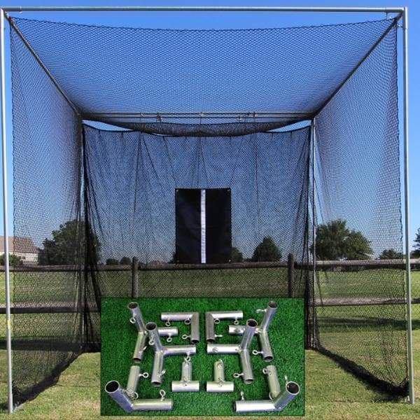 Cimarron Masters Golf Net with Frame Kit with Complete Snap Pin Frame with Complete Frame