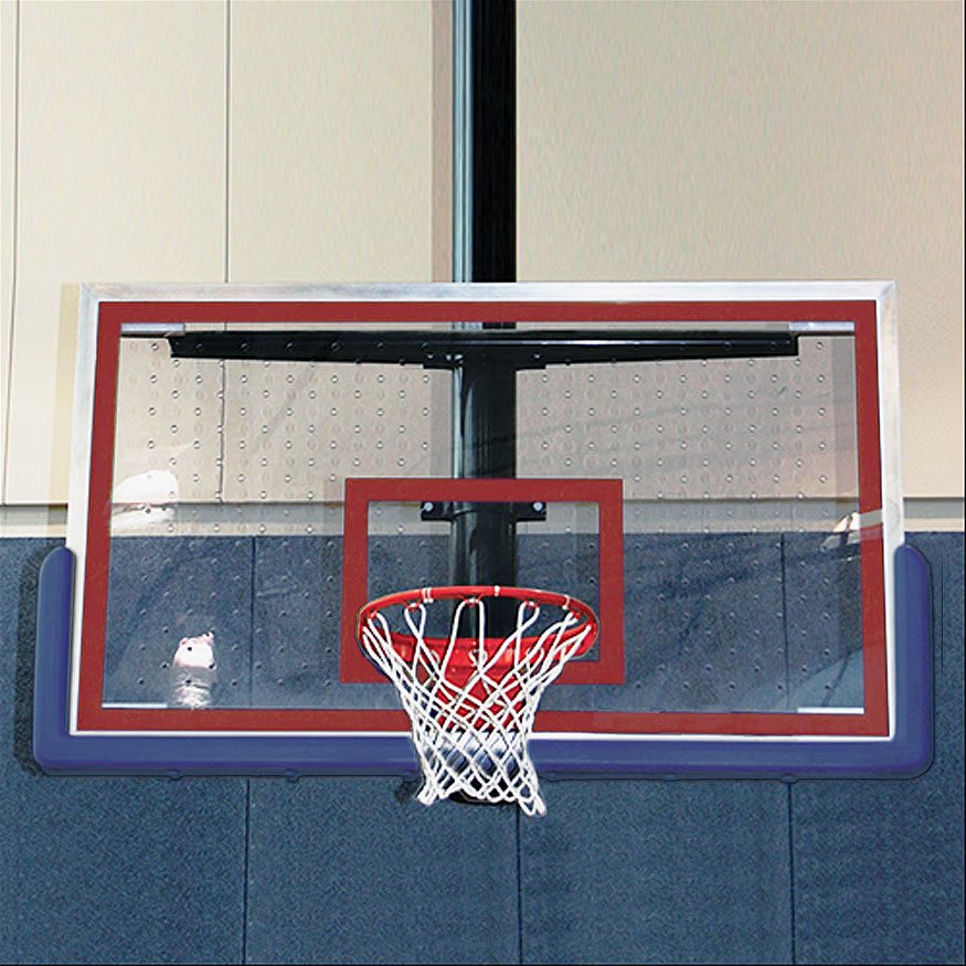 Jaypro Backboard ‐ Perforated Poly‐Carbonate ‐ Rectangle (72 in.W x 42 in.H )