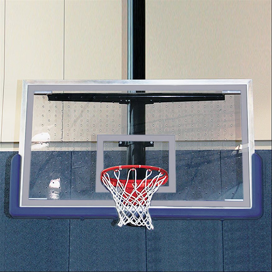 Jaypro Backboard ‐ Perforated Poly‐Carbonate ‐ Rectangle (54 in.W x 36 in.H)