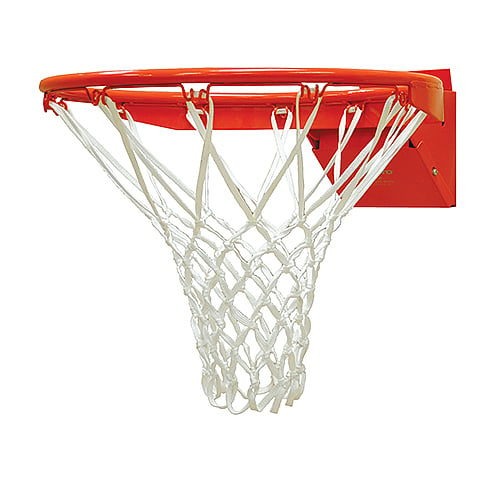 Jaypro Basketball System ‐ Gooseneck (5‐9/16 in. Pole with 6 ft. Offset) ‐ 54 in. Aluminum Fan Backboard ‐ Flex Rim Goal 656‐FABT‐FR