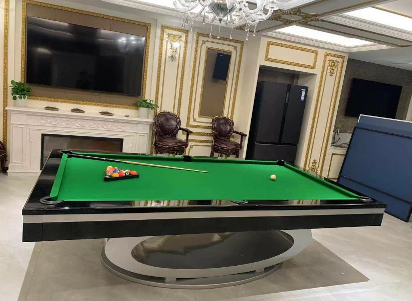 White Billiards Sierra Modern Slate Pool Table