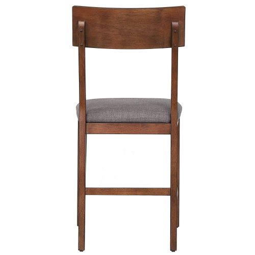 Sunset Trading Mid Century Bar Stool Padded Performance Fabric Seat | Set of 2 DLU-MC-B45-2