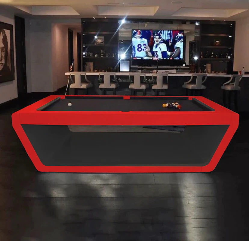 The Sofia Modern Slate Pool Table By White Billiards