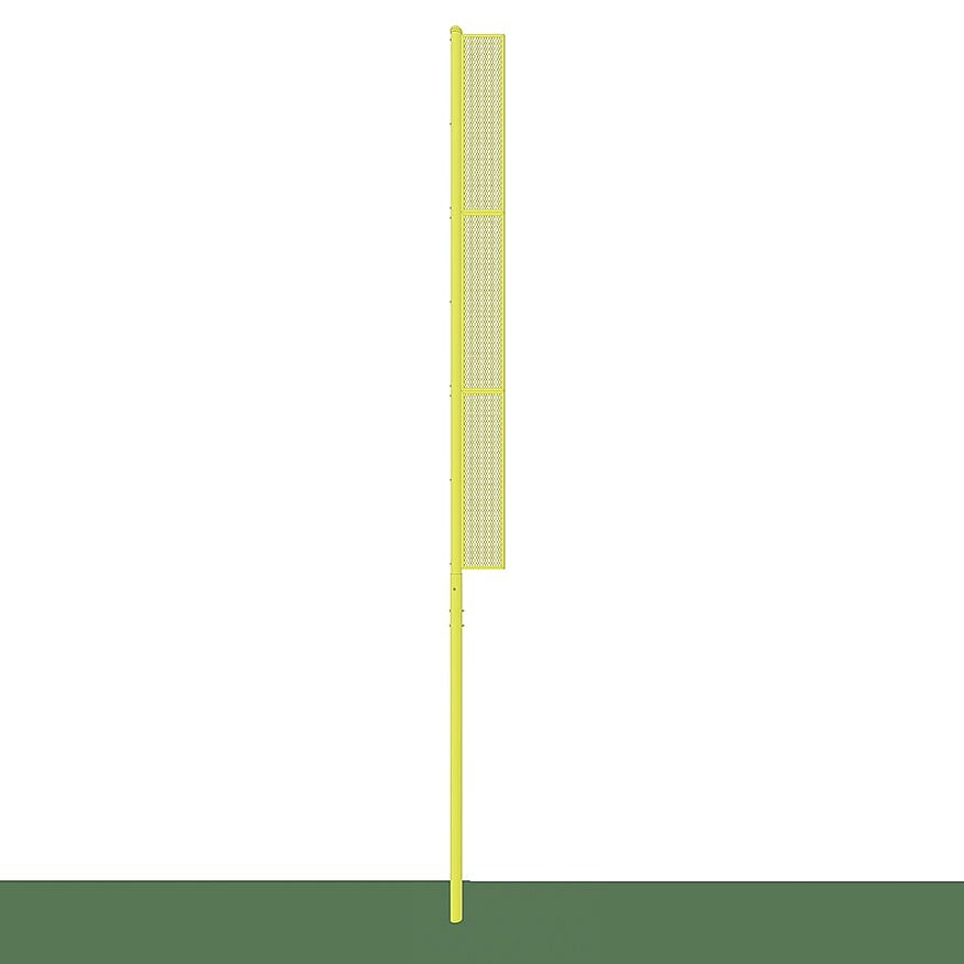 Jaypro Foul Poles ‐ Collegiate (30 ft.) ‐ Baseball/Softball (Semi‐Permanent) (Yellow) BBCFP‐30