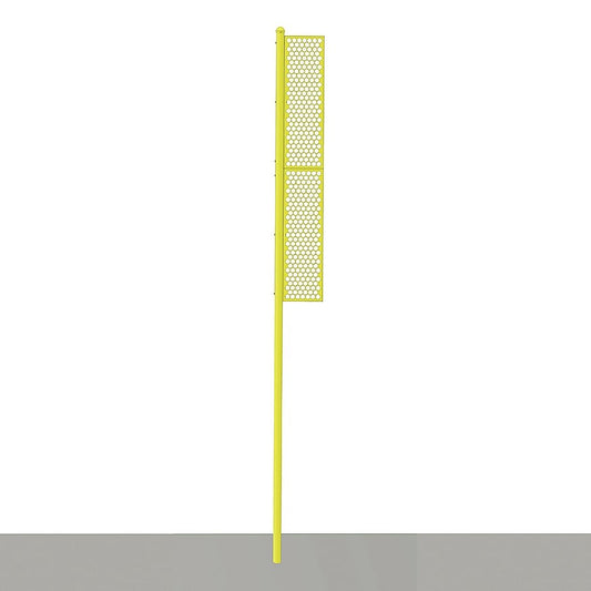 Jaypro Foul Poles ‐ Professional (20 ft.) ‐ Baseball (Semi‐Permanent) (Yellow) BBFP‐20