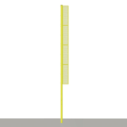 Jaypro Foul Poles ‐ Professional (30 ft.) ‐ Baseball (Semi‐Permanent) (Yellow) BBFP‐30