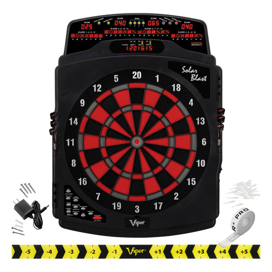 GLD Viper Solar Blast Electronic Dartboard, 15.5" Regulation Target 42-1021