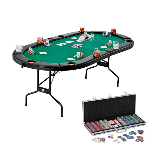 GLD Fat Cat Texas Hold'em Table & Bling Chip Set 64-2021